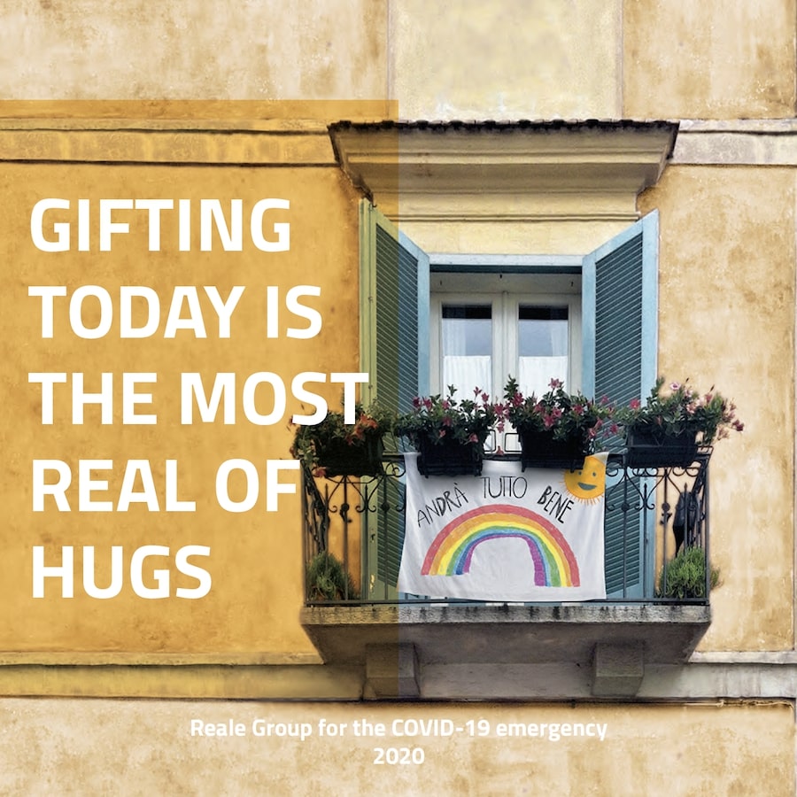 Gifting today is the most real of hugs: Reale Group for the Covid-19 emergency
