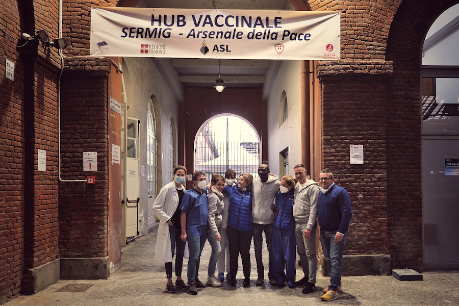 The vaccine hub set up by Reale Group and Sermig at the Arsenale della Pace closes
